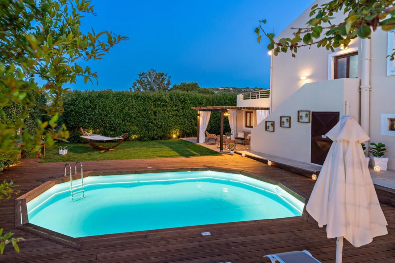 העיירה רתימנו Villa Ellovos With Private Pool מראה חיצוני תמונה