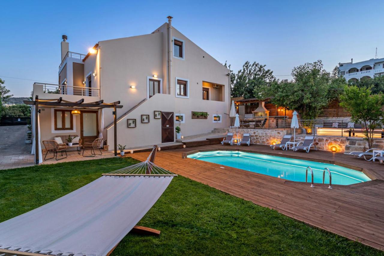 העיירה רתימנו Villa Ellovos With Private Pool מראה חיצוני תמונה
